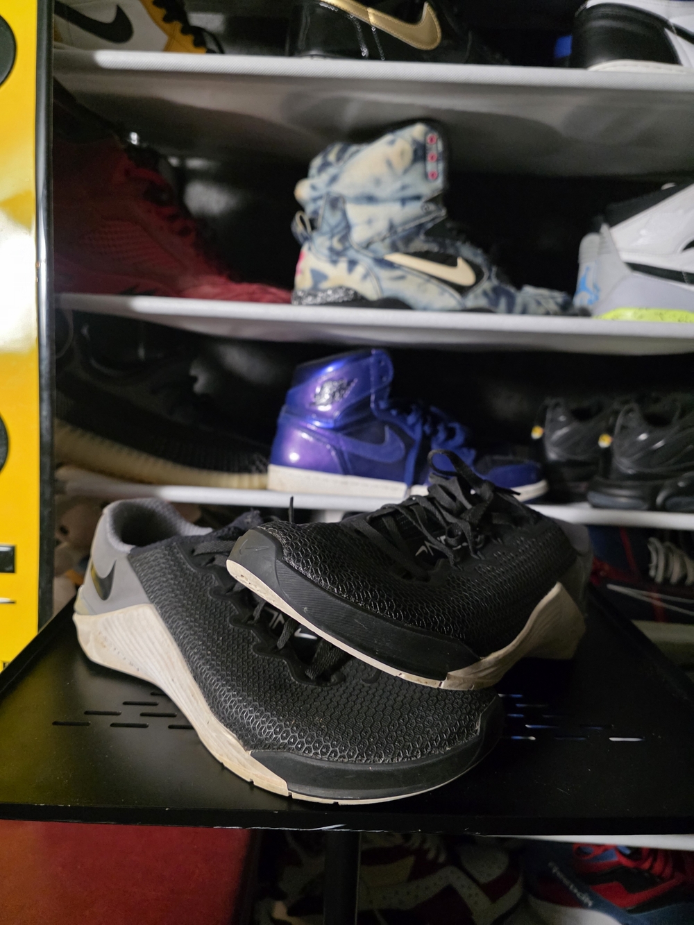 🔥 Nike Metcon Training Black Running Shoes with Light Tan Soles Size 9.5